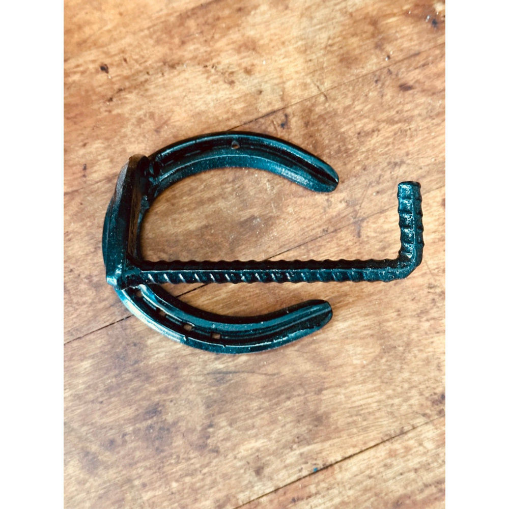 Handmade Rustic Horseshoe And Rebar Toilet Paper Holder Handmade Western Decor